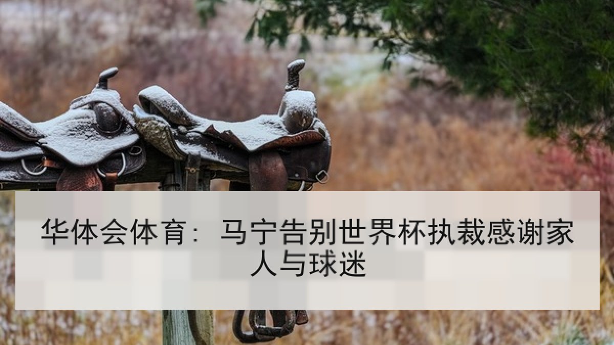 华体会体育: 马宁告别世界杯执裁感谢家人与球迷 华体会体育: 马宁告别世界杯执裁感谢家人与球迷